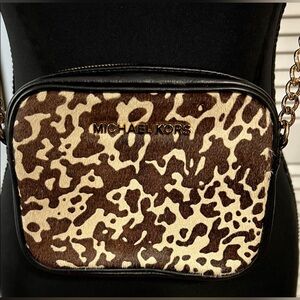 MICHAEL Kors calf.hair animal Print Crossbody Bag